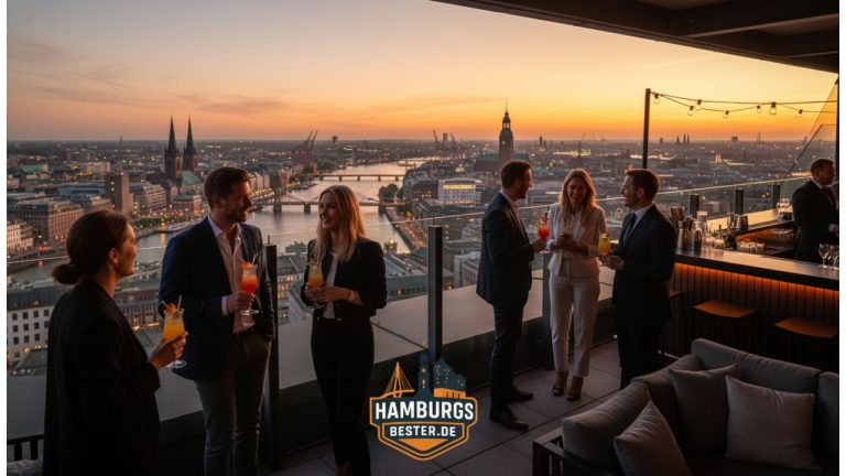 Hoch hinaus: Die neuesten Trends der Rooftop Bars Hamburg 2025