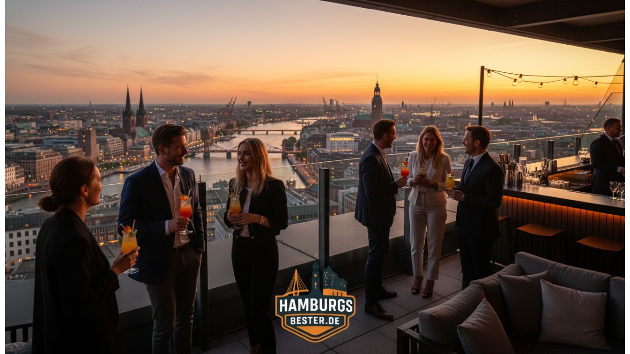 Hoch hinaus: Die neuesten Trends der Rooftop Bars Hamburg 2025