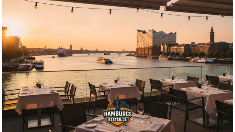Hafenrestaurants mit Elbblick: Hamburgs kulinarische Highlights am Wasser