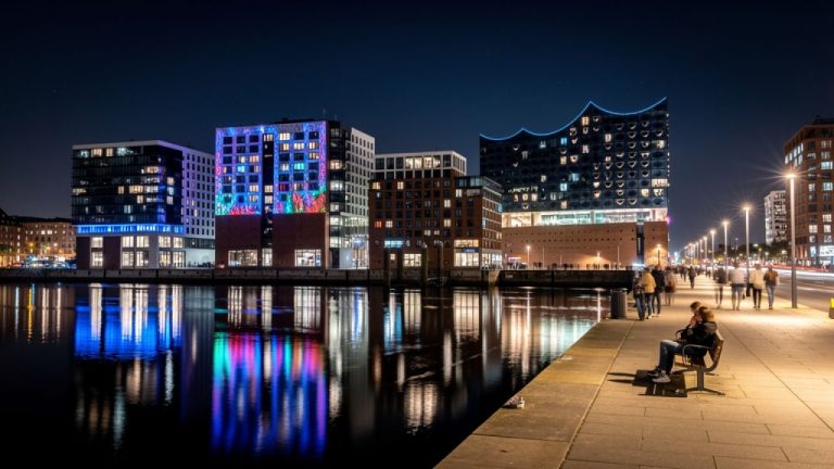 Lichtinstallationen HafenCity: Hamburgs pulsierendes Herz im neuen Glanz