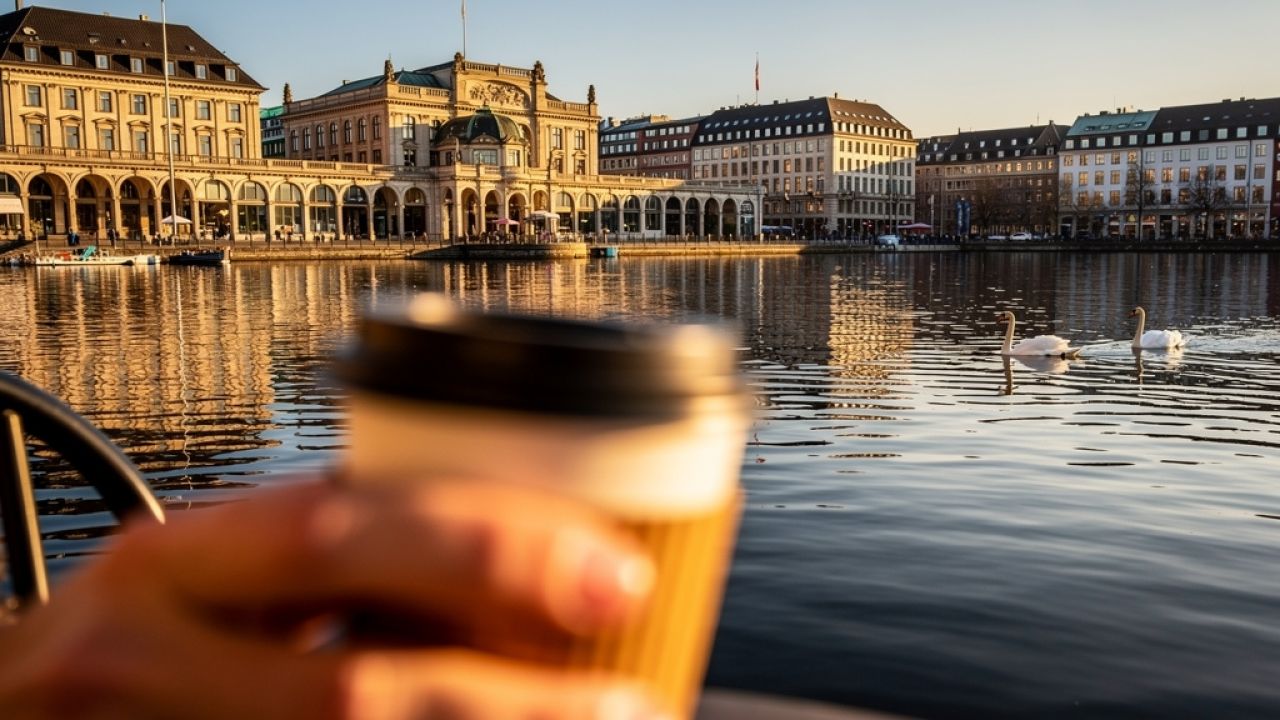 Kaffee mit Blick auf die Binnenalster: Deine Auszeit in Hamburgs Herz