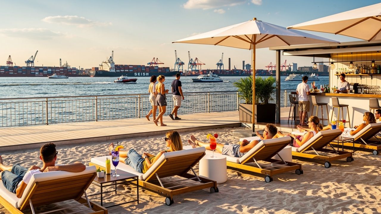 Sonne, Sand und Elbblick: Neuigkeiten zu Hamburgs Beachclubs an der Elbe