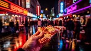 Pizza-Slices auf der Reeperbahn: Dein nächtlicher Retter im Kiez-Trubel!