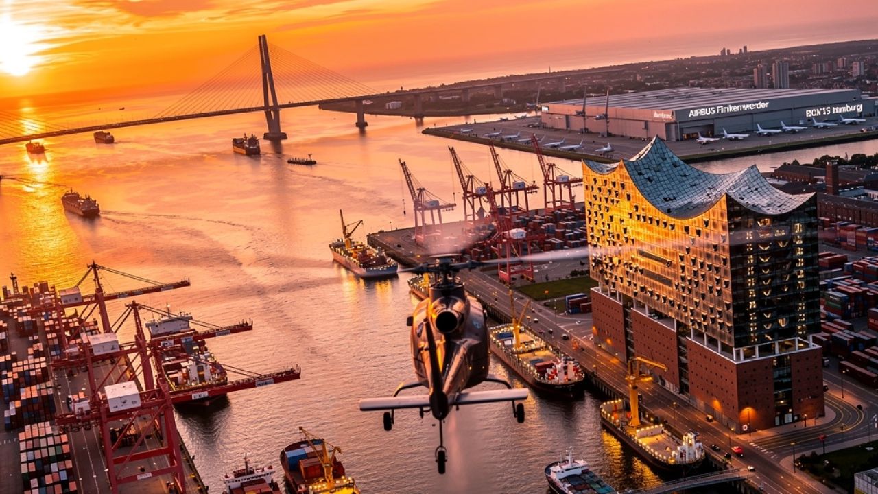 Helikopterrundflug Finkenwerder: Dein atemberaubender Blick auf Hamburgs maritime Seele