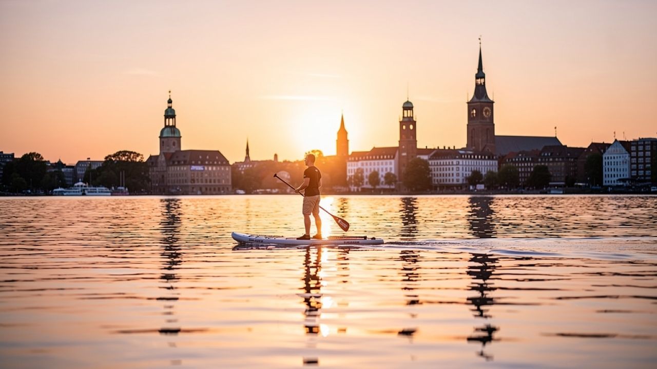 Stand-Up-Paddling auf der Außenalster: Dein ultimativer Guide für Hamburgs Wassersport-Hotspot