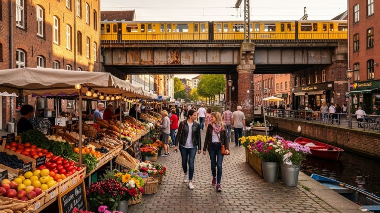 Wochenmärkte in Stadtteilen: Hamburgs grüne Oasen und pulsierende Herzen