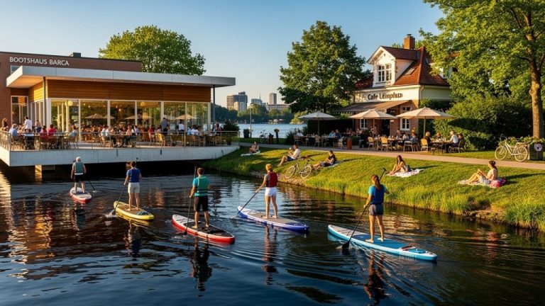 Frischer Wind auf der Alster: Neuigkeiten vom Bootshaus „Barca“ SUP-Verleih