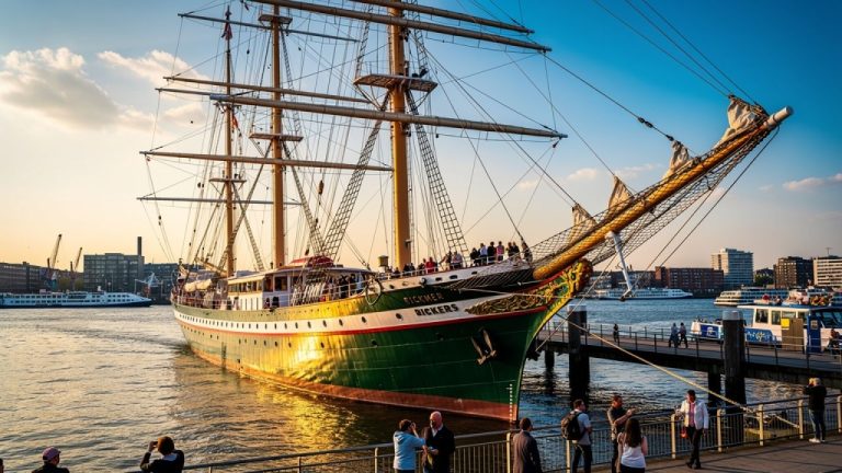 Neuigkeiten vom Rickmer Rickmers Museumsschiff: Hamburgs schwimmendes Wahrzeichen erstrahlt in neuem Glanz!