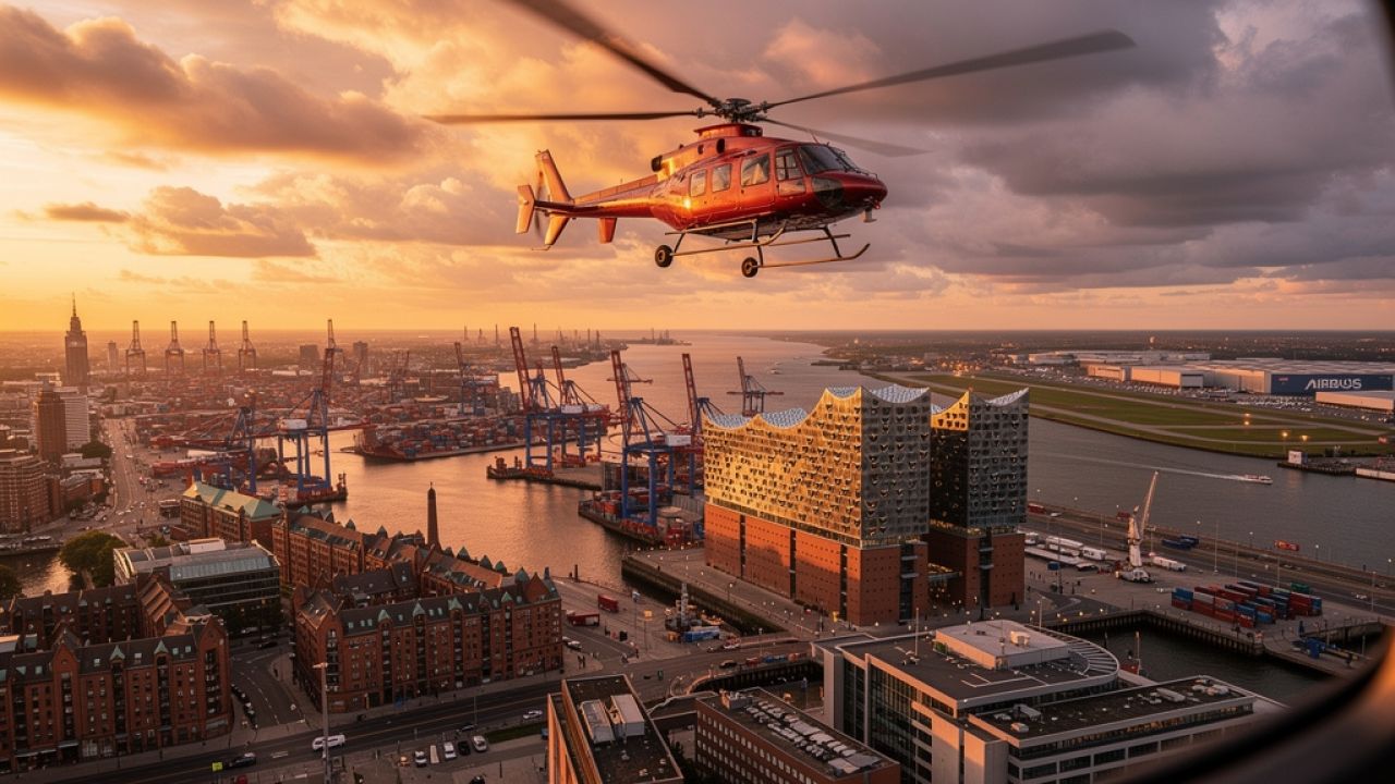 Helikopterrundflug Finkenwerder: Dein atemberaubender Blick auf Hamburgs maritime Seele